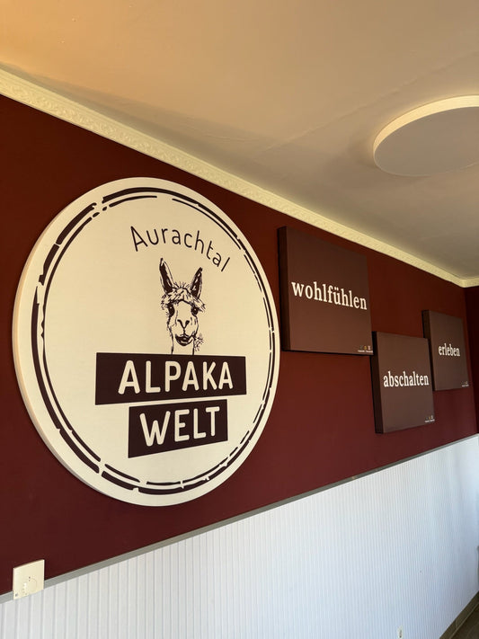 Raumakustik im Hofcafé der Aurachtal Alpakas in Abenberg
