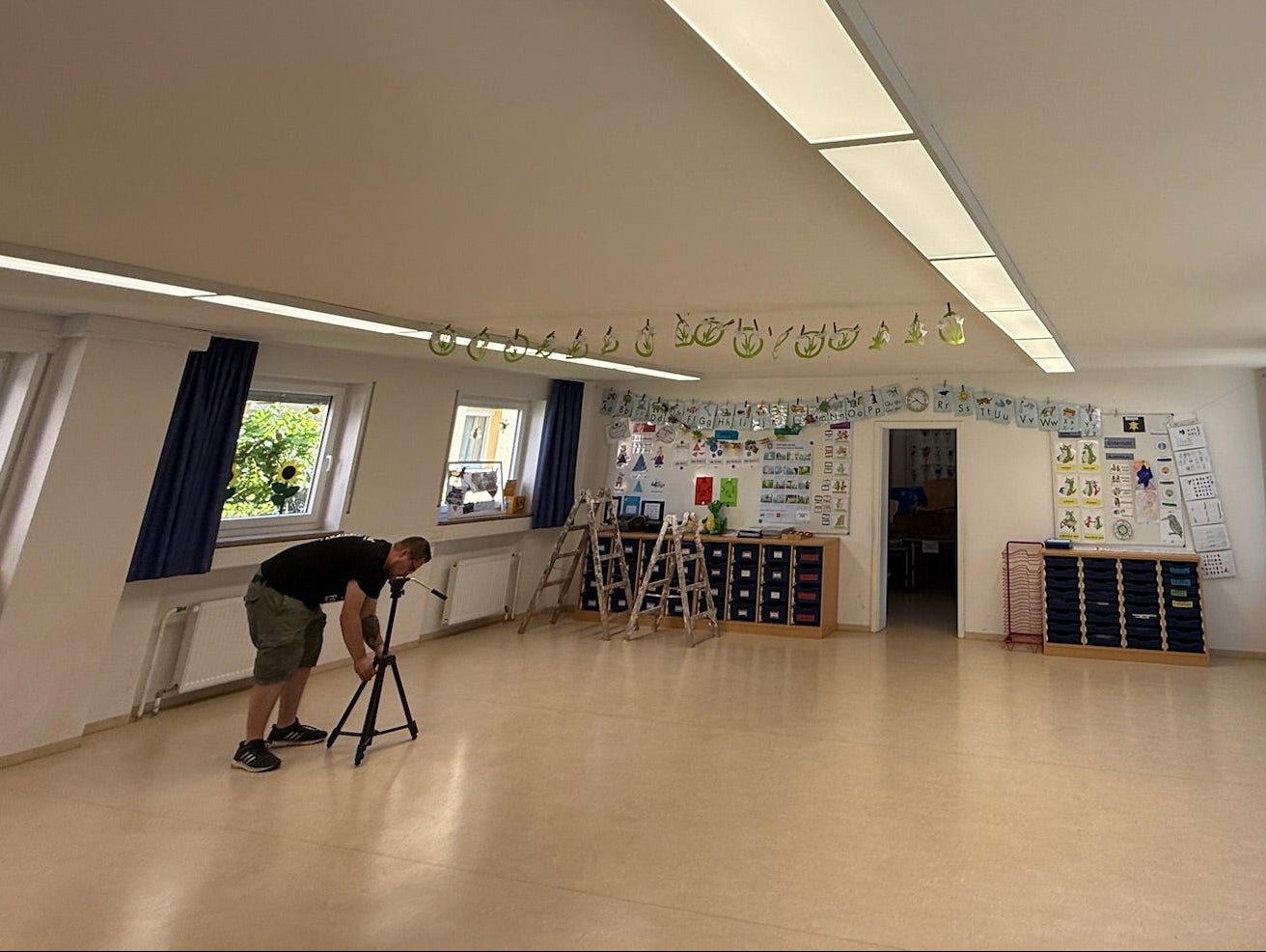 Ersteinschätzung in einem Gruppenraum einer Schule
