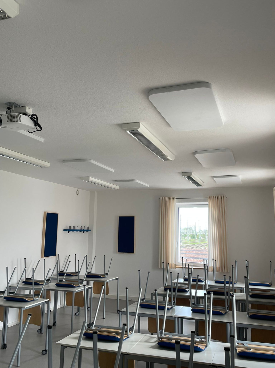 Akustiklösung in einem Klassenzimmer