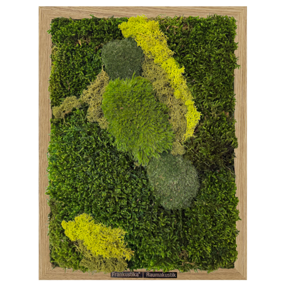 Moosbilder 3er Set – handgefertigt aus echtem konservierten Naturmoos