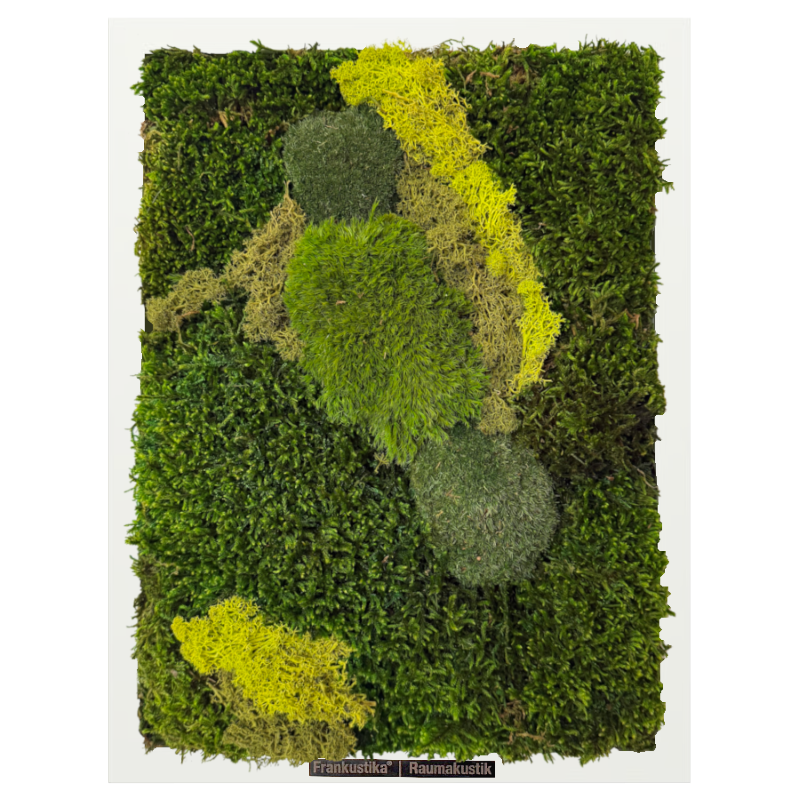 Moosbilder 3er Set – handgefertigt aus echtem konservierten Naturmoos